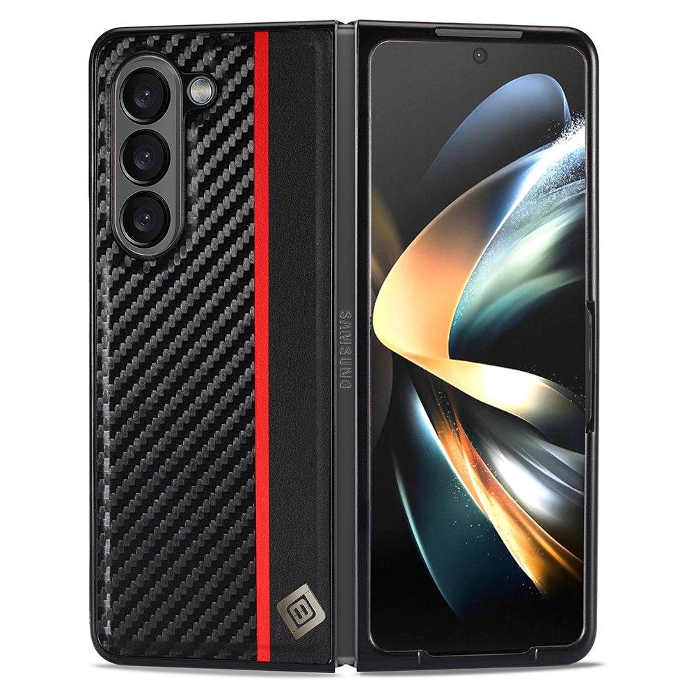 LC.IMEEKE For Samsung Galaxy Z Fold6 5G Case Leather+EVA+TPU Phone Cover Mobile Accessories Wholesale