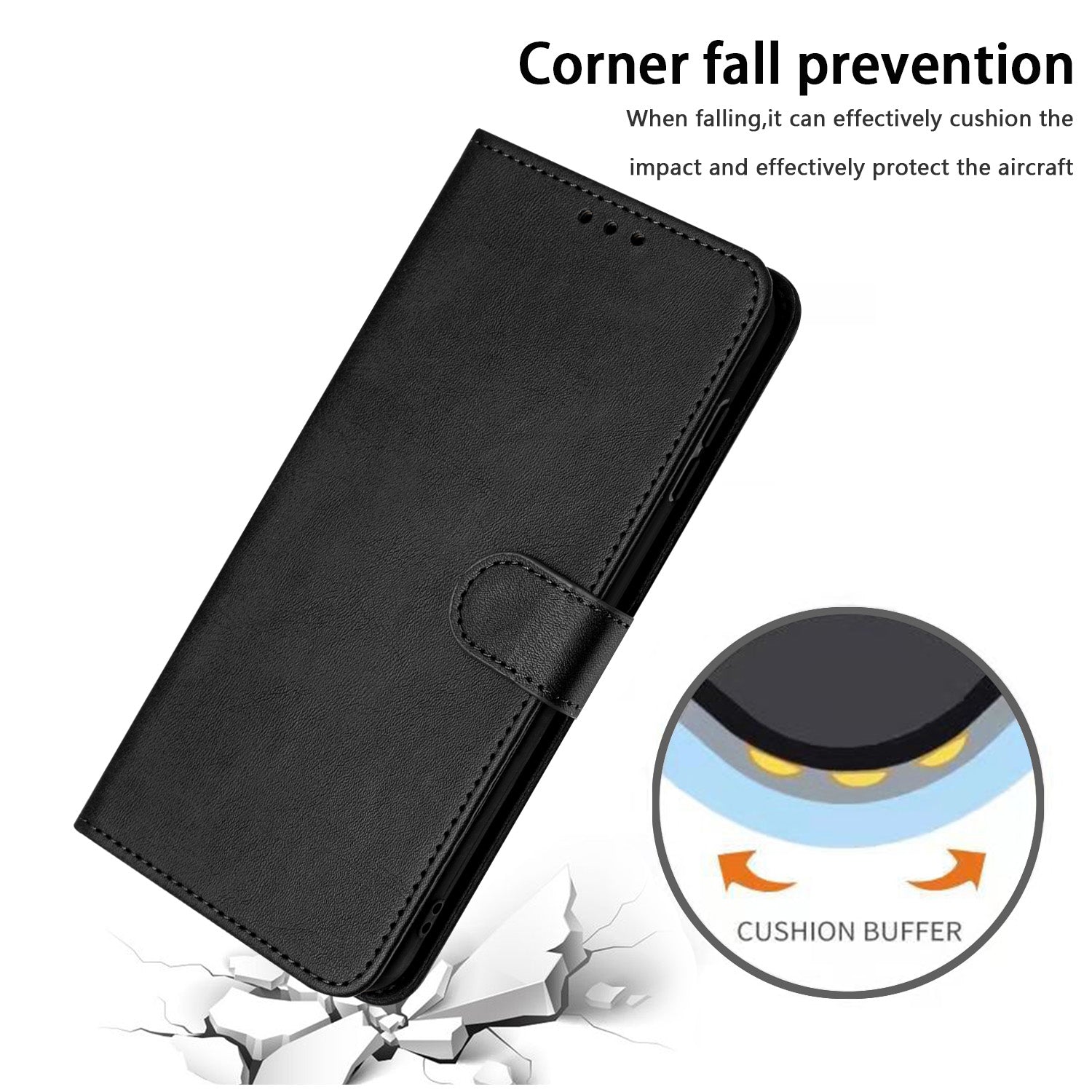 For Samsung Galaxy S20 FE / S20 FE 5G / S20 FE 2022 / S20 Lite Calf Texture Phone Stand Cover Mobile Accessories Wholesale - Black