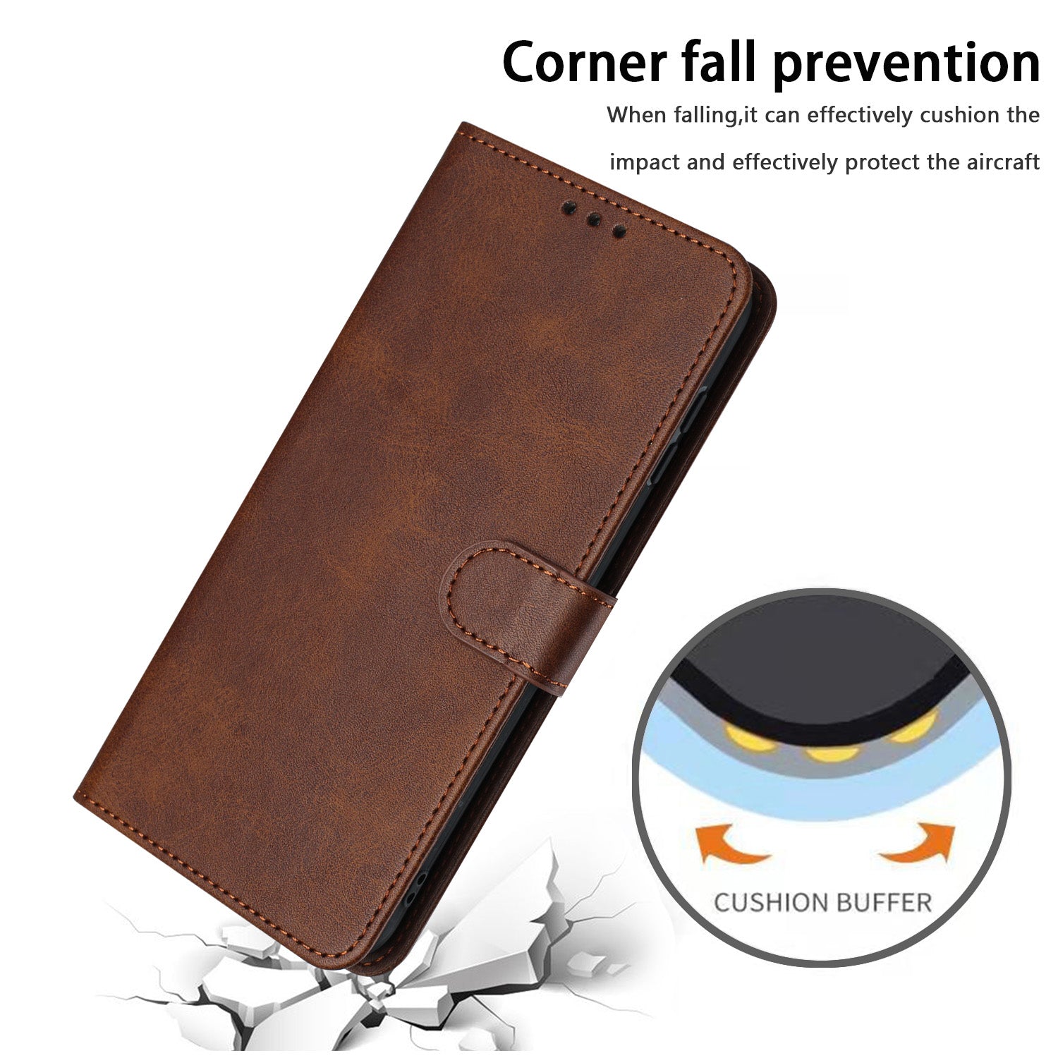 For Samsung Galaxy S20 FE / S20 FE 5G / S20 FE 2022 / S20 Lite Calf Texture Phone Stand Cover Mobile Accessories Wholesale - Brown