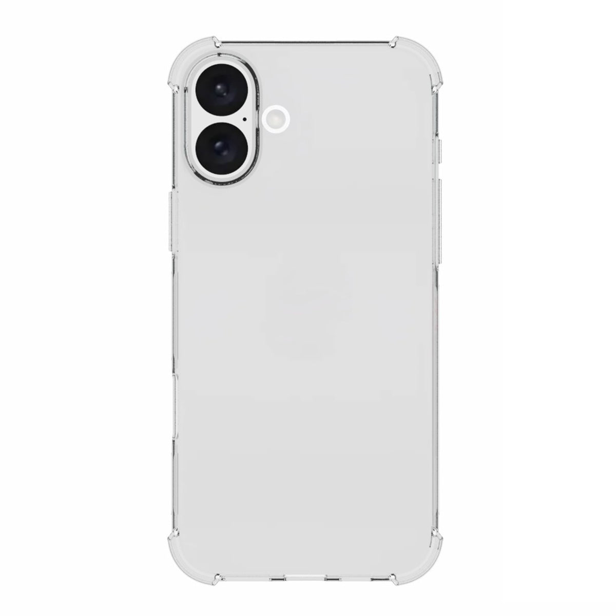 For iPhone 16 Plus Slim-Fit Phone Case TPU Shell Non-Slip HD Transparent Mobile Phone Cover