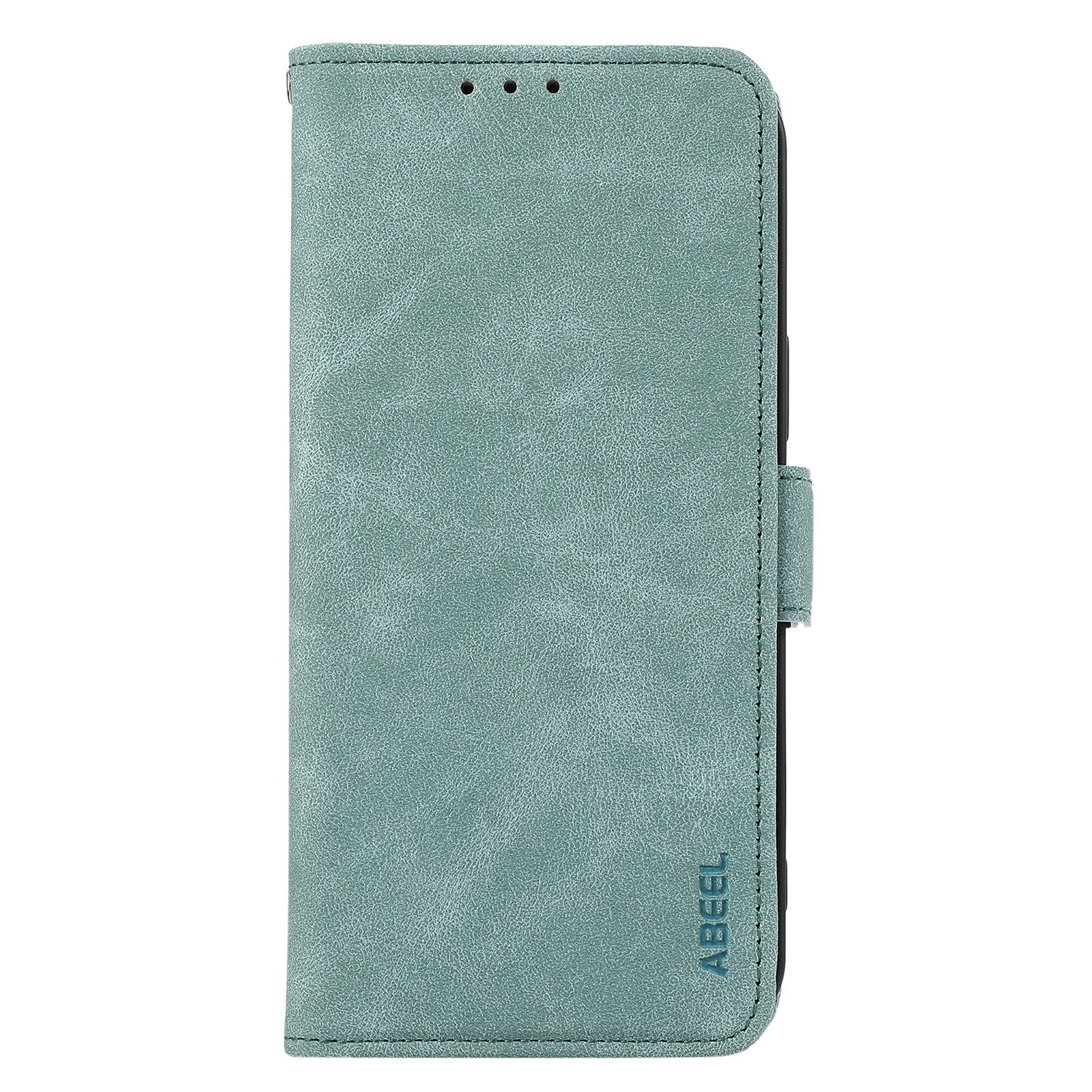 ABEEL For iPhone 16 Leather Case RFID Blocking Card Slots Wallet Phone Cover - Baby Blue