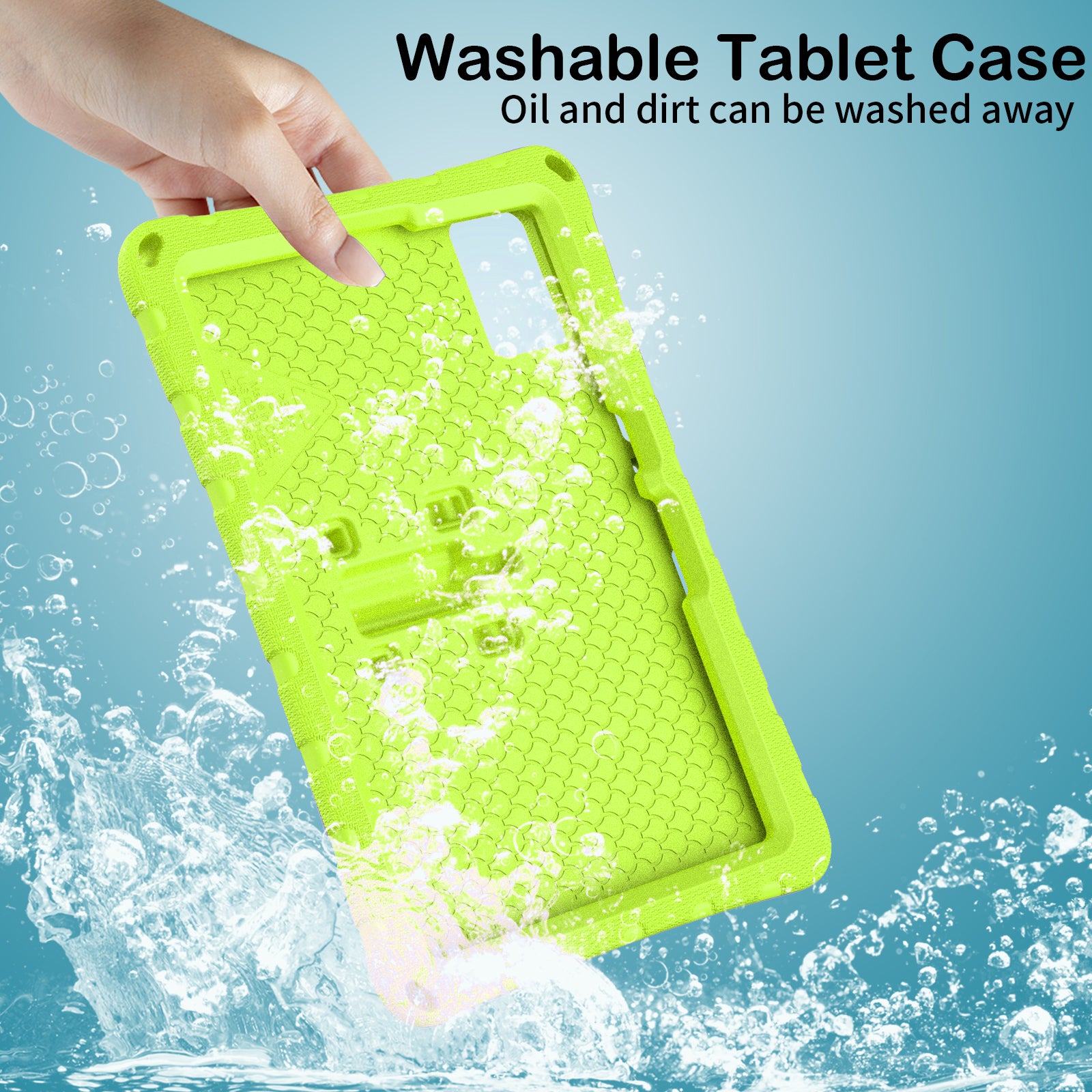 Butterfly Kickstand EVA Tablet Cover For Huawei MatePad SE 11 / Lenovo Tab M11 / Samsung Galaxy Tab S9 FE / S9 / S8 / S7 / Xiaomi Redmi Pad SE / Pad 6 - Green