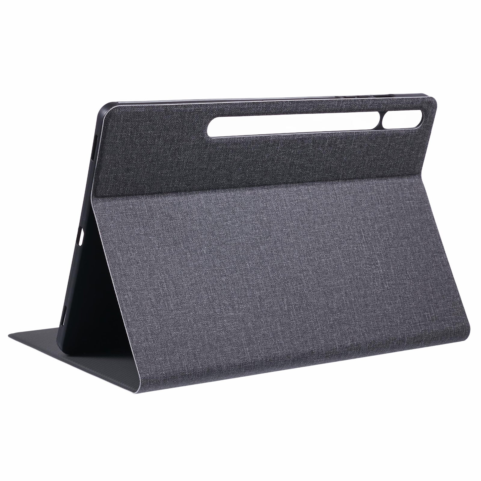 X-LEVEL For Samsung	Galaxy Tab S9+ X810, X816B, X818U / Tab S9 FE+ Case Cloth Texture Leather Tablet Cover - Grey