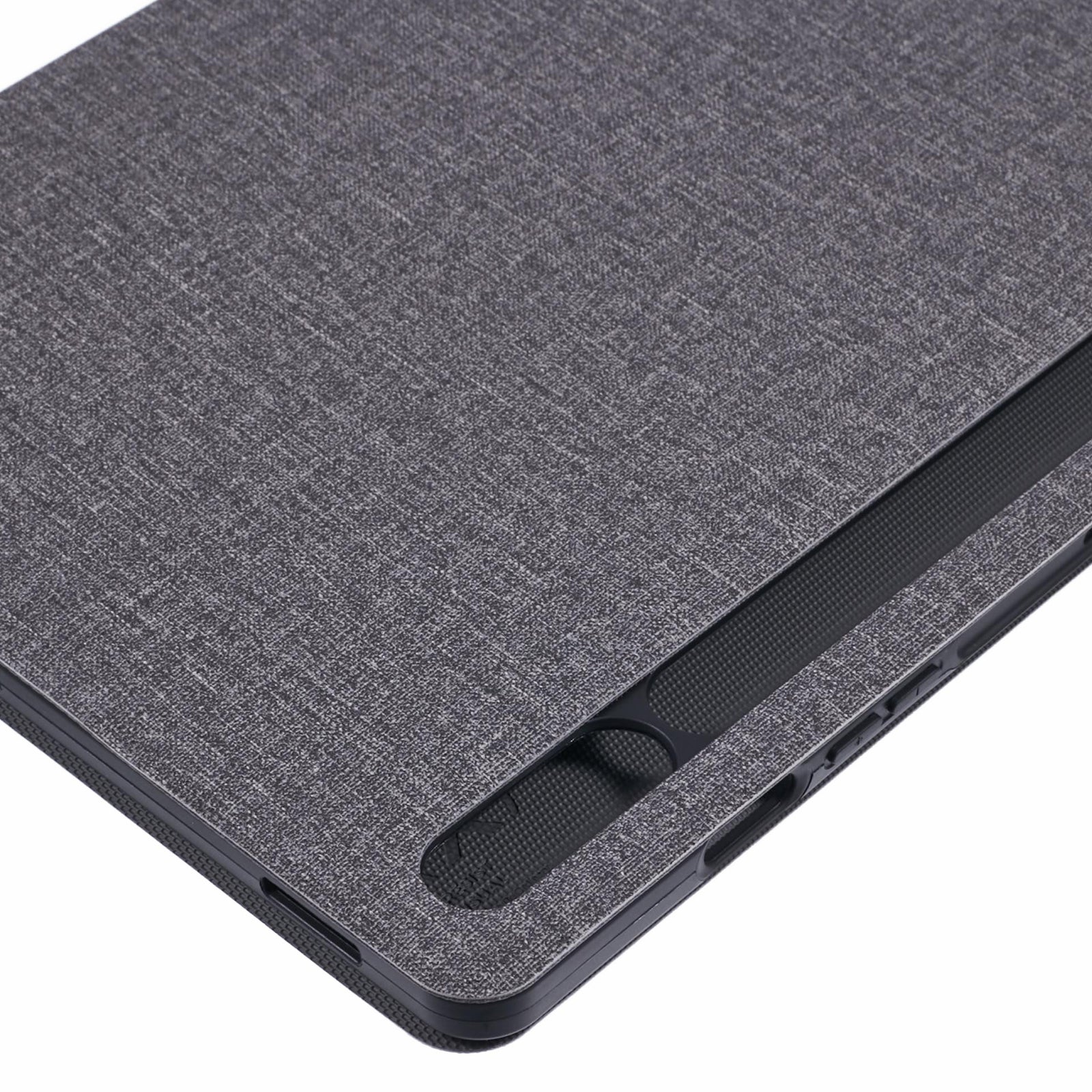 X-LEVEL For Samsung	Galaxy Tab S9+ X810, X816B, X818U / Tab S9 FE+ Case Cloth Texture Leather Tablet Cover - Grey