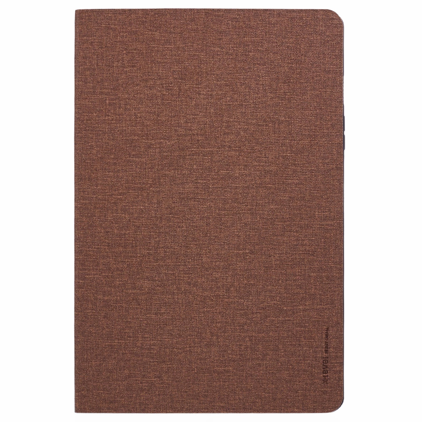 X-LEVEL For Samsung	Galaxy Tab S9+ X810, X816B, X818U / Tab S9 FE+ Case Cloth Texture Leather Tablet Cover - Brown