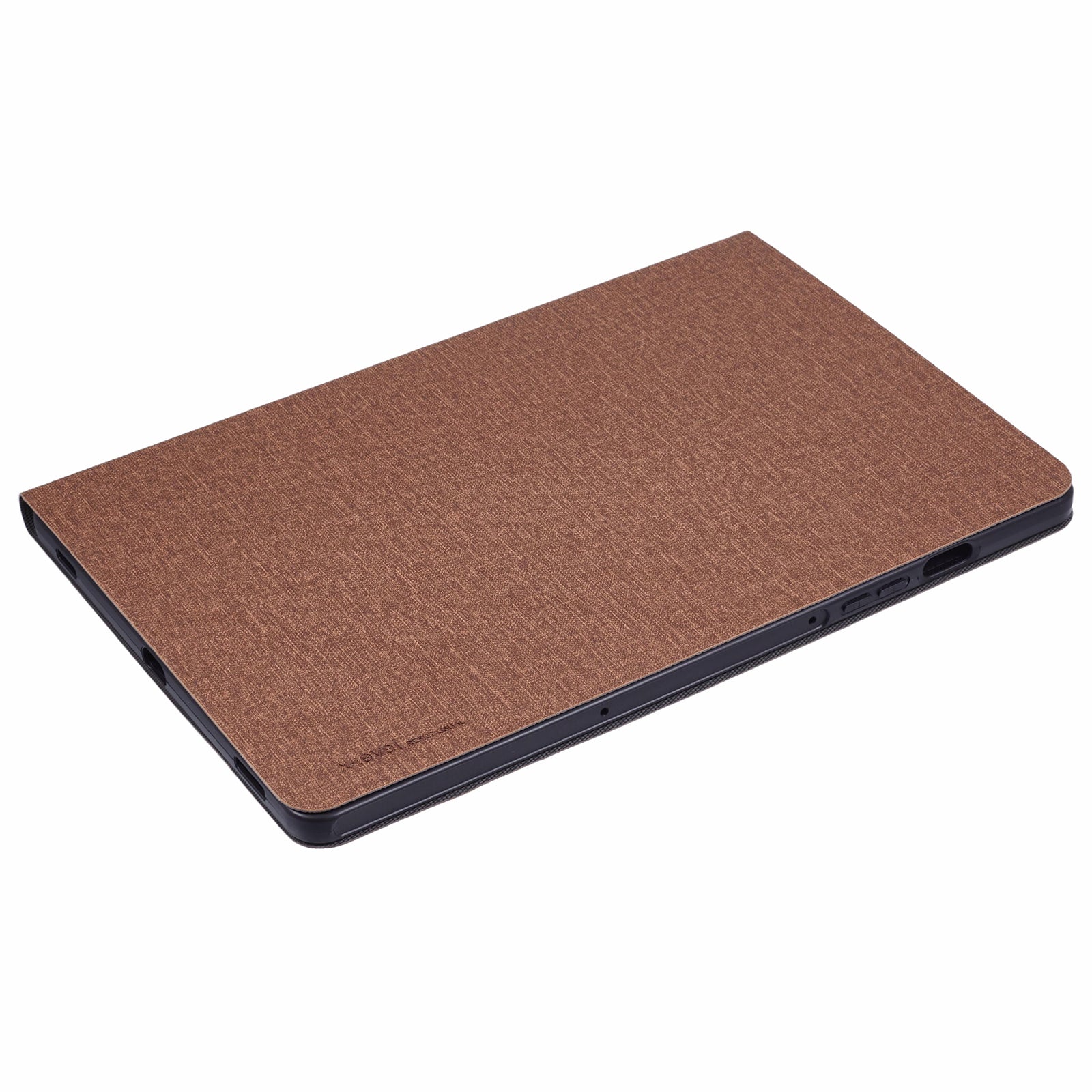 X-LEVEL For Samsung	Galaxy Tab S9 X710, X716B, X718U / Tab S9 FE Case Cloth Texture Leather Tablet Cover - Brown