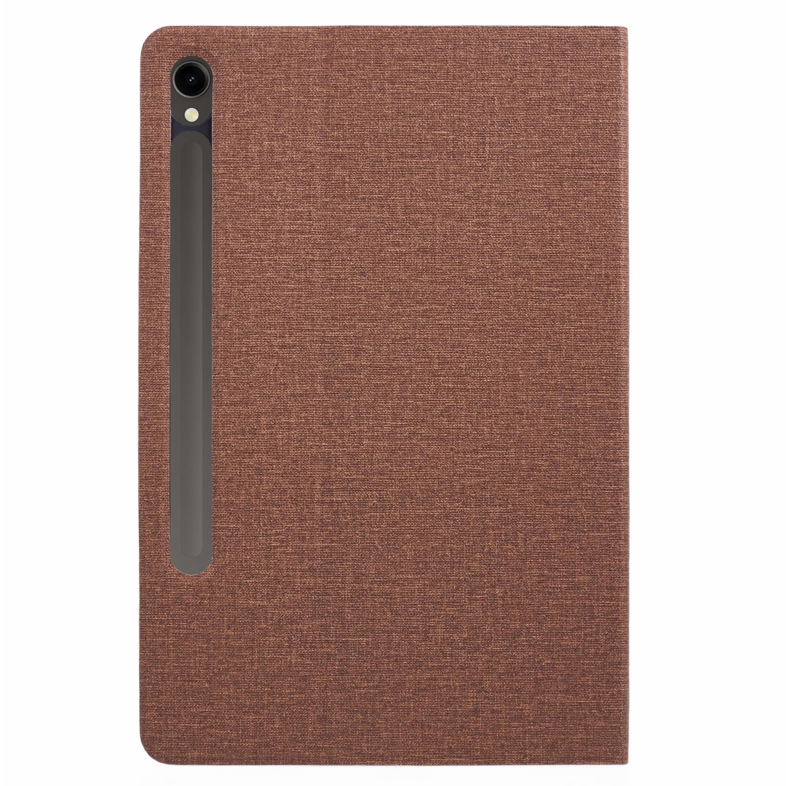 X-LEVEL For Samsung	Galaxy Tab S9 X710, X716B, X718U / Tab S9 FE Case Cloth Texture Leather Tablet Cover - Brown