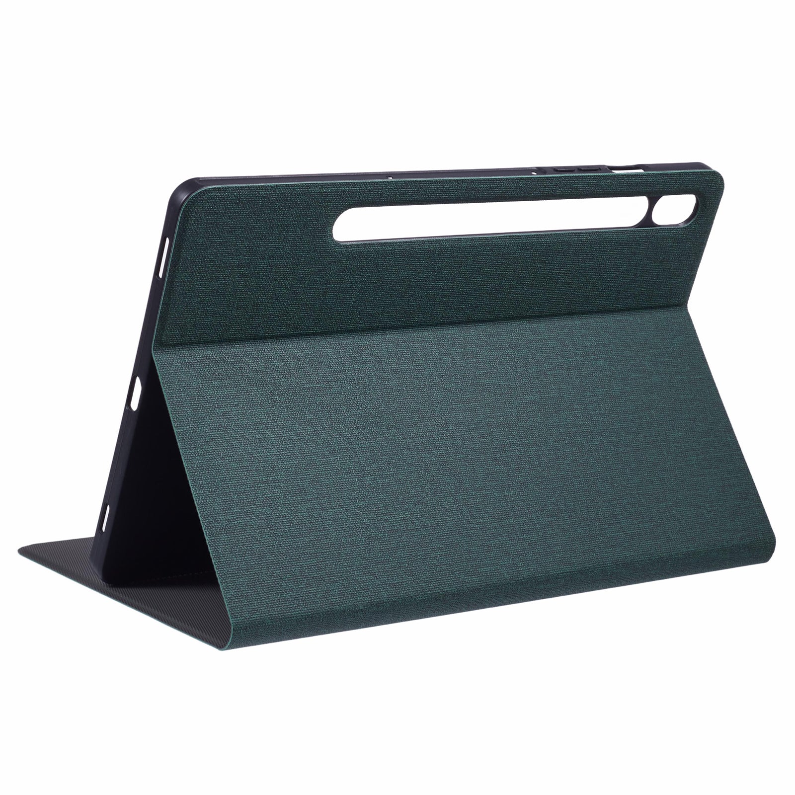 X-LEVEL For Samsung	Galaxy Tab S9 X710, X716B, X718U / Tab S9 FE Case Cloth Texture Leather Tablet Cover - Green