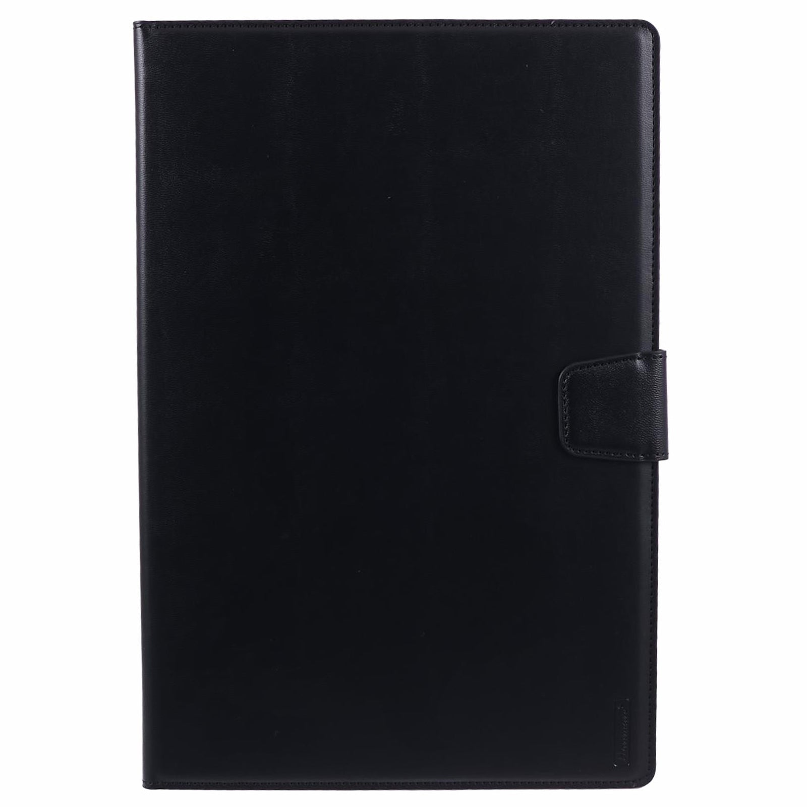 HANMAN Mill Series for Samsung Galaxy Tab S9 FE+ /  Tab S9+ /  Tab S8+ / Tab S7+ / Tab S7 FE Case Leather Stand Wallet Tablet Cover - Black