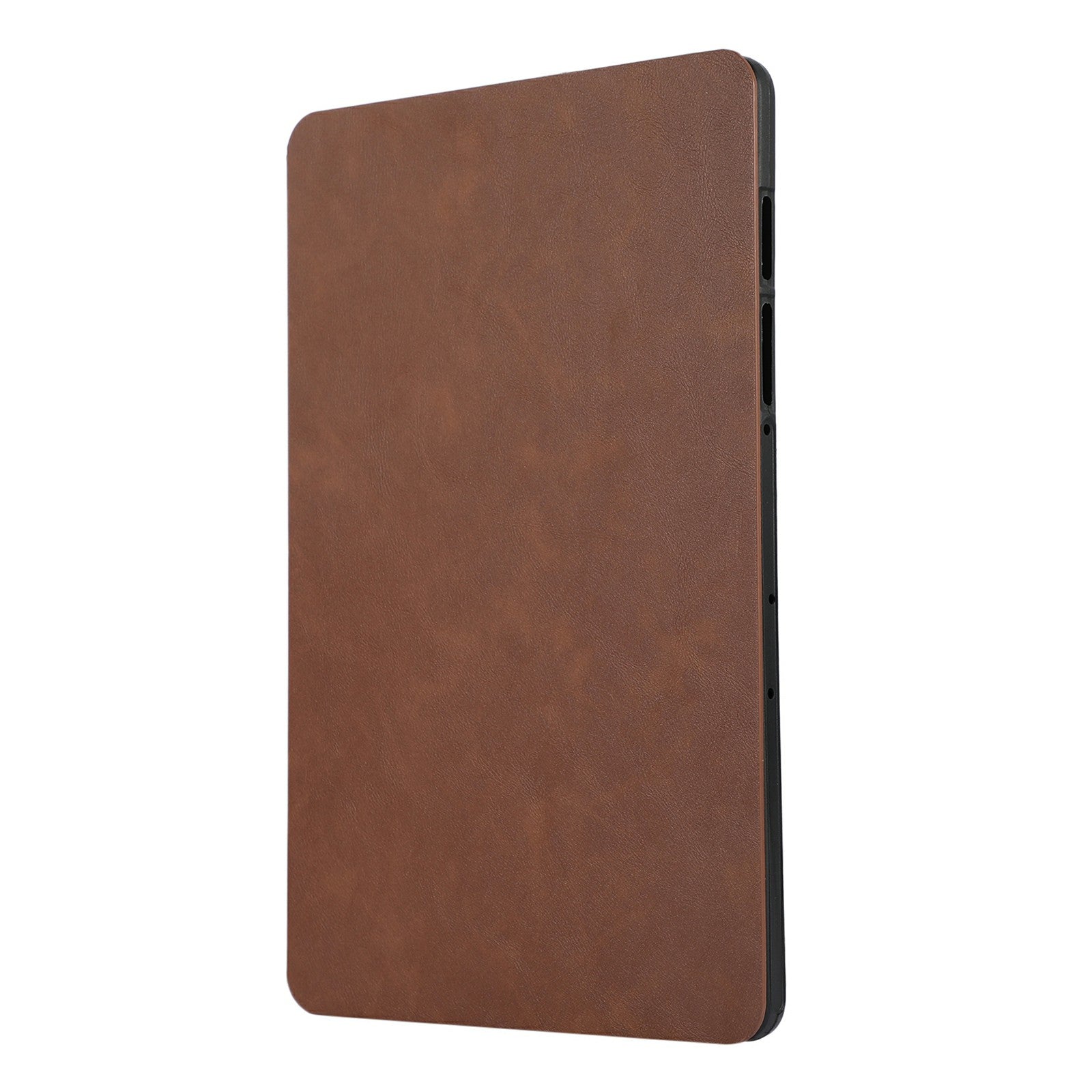 For Samsung Galaxy Tab S9+ / Tab S9 FE+ Stand Case Minimalist Leather Tablet Cover - Brown