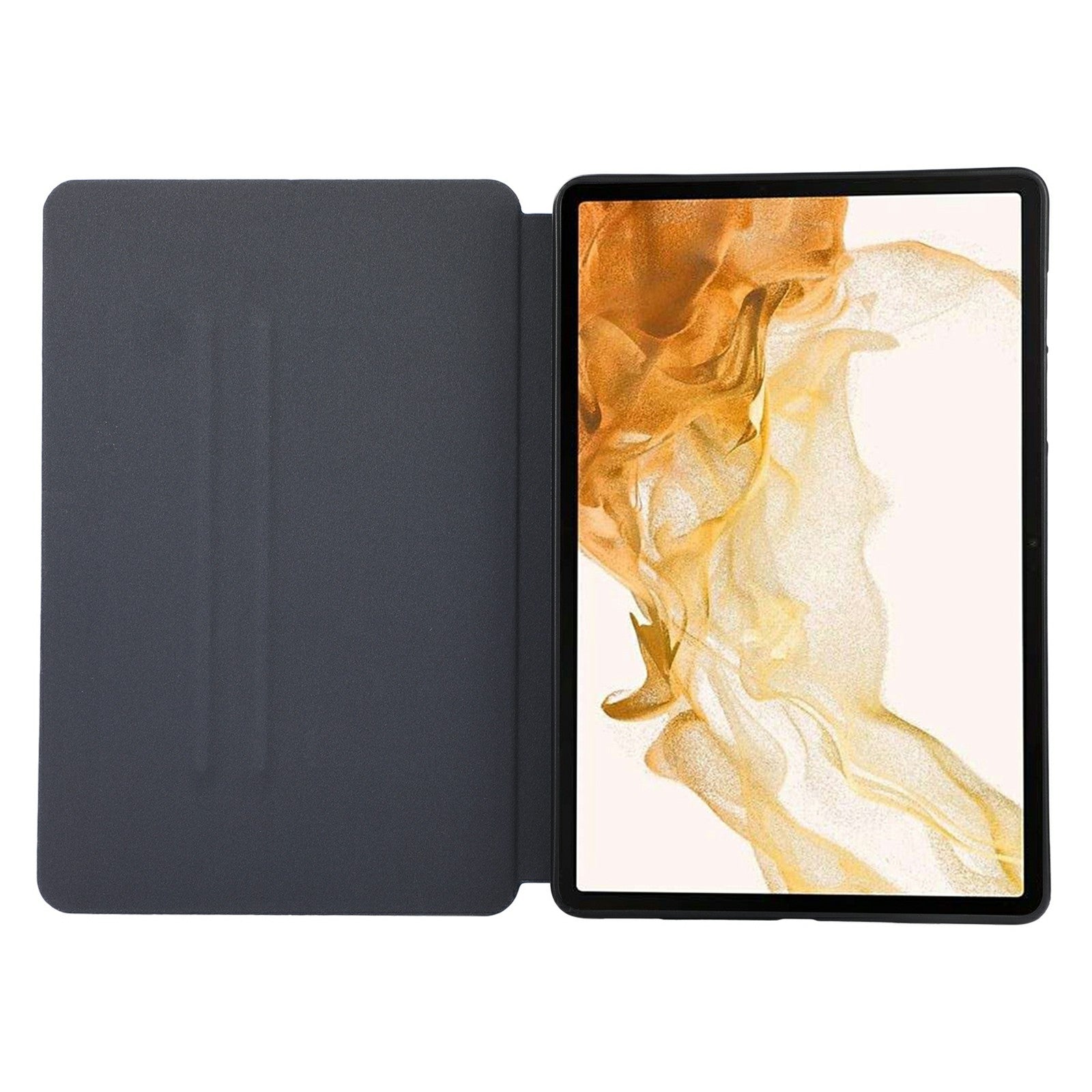 For Samsung Galaxy Tab S9+ / Tab S9 FE+ Stand Case Minimalist Leather Tablet Cover - Green