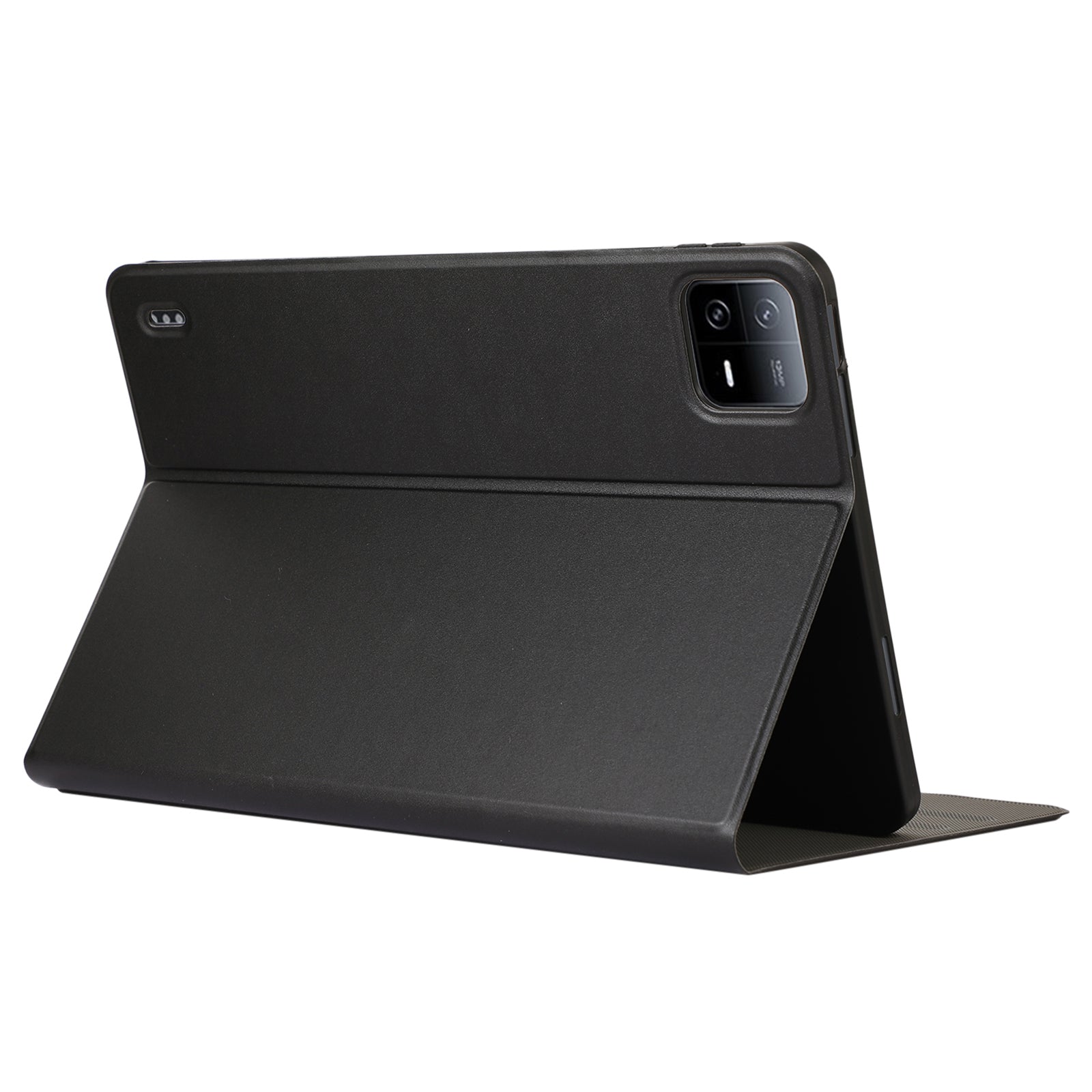 For Xiaomi Pad 6S Pro 12.4 Tablet Case Anti-Drop PU Leather Flip Cover - Black