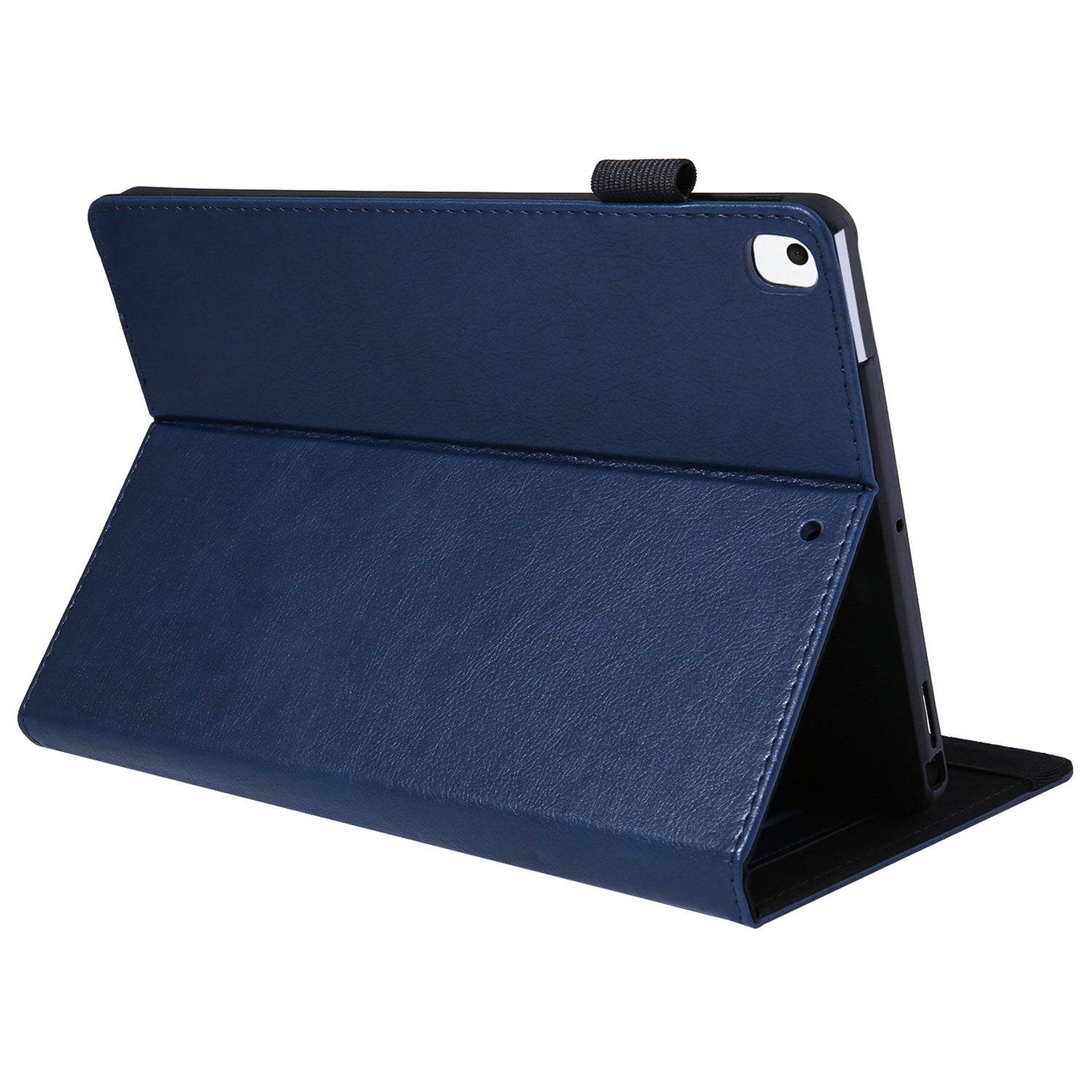 For iPad 10.2 (2021) / (2020) / (2019) / iPad Air 10.5 inch (2019) / Pro 10.5-inch (2017) Case Card Slots Leather Tablet Cover - Sapphire