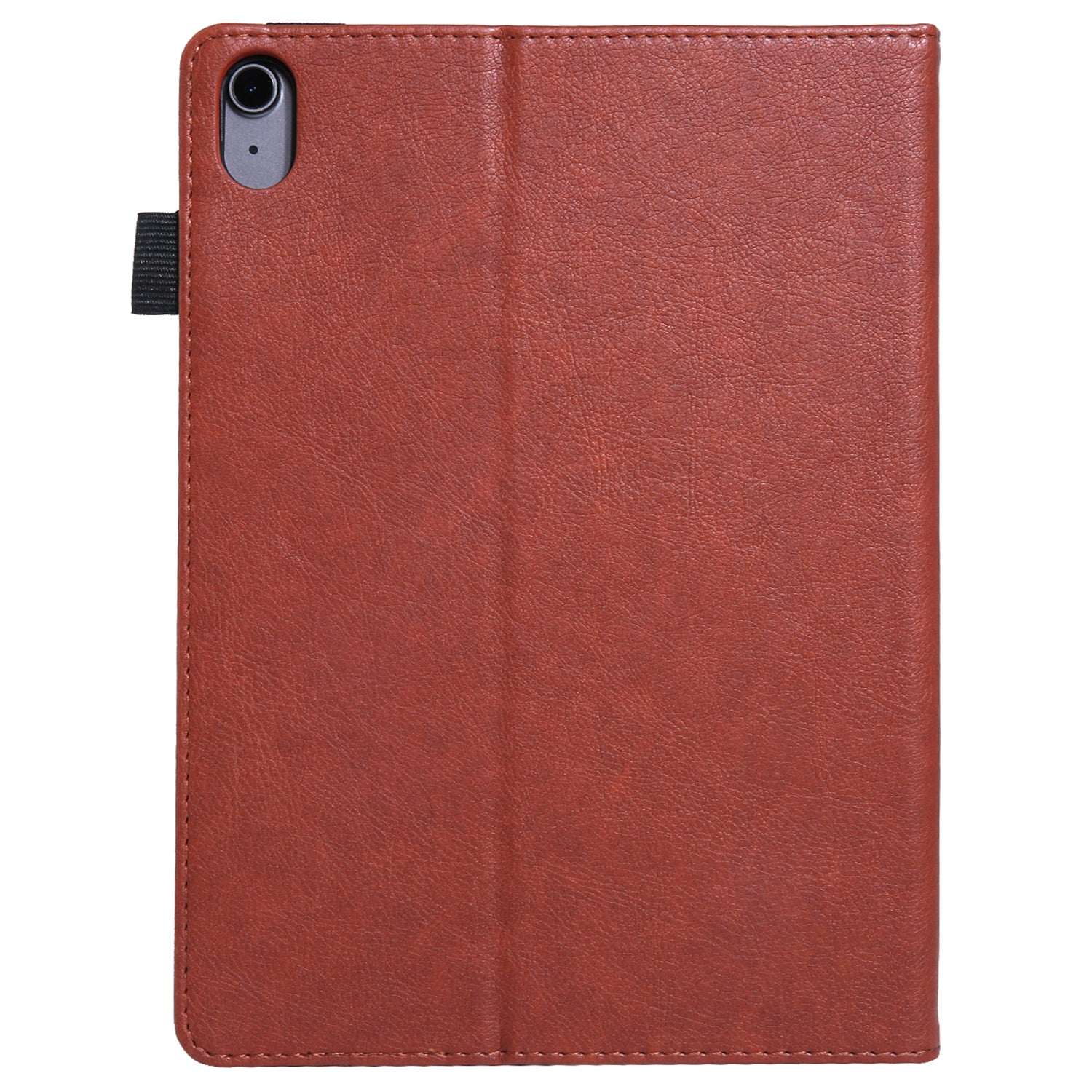 For iPad 10.9 (2022) Shockproof Case Card Slots Tablet Leather Flip Cover with Pens Holder - Brown