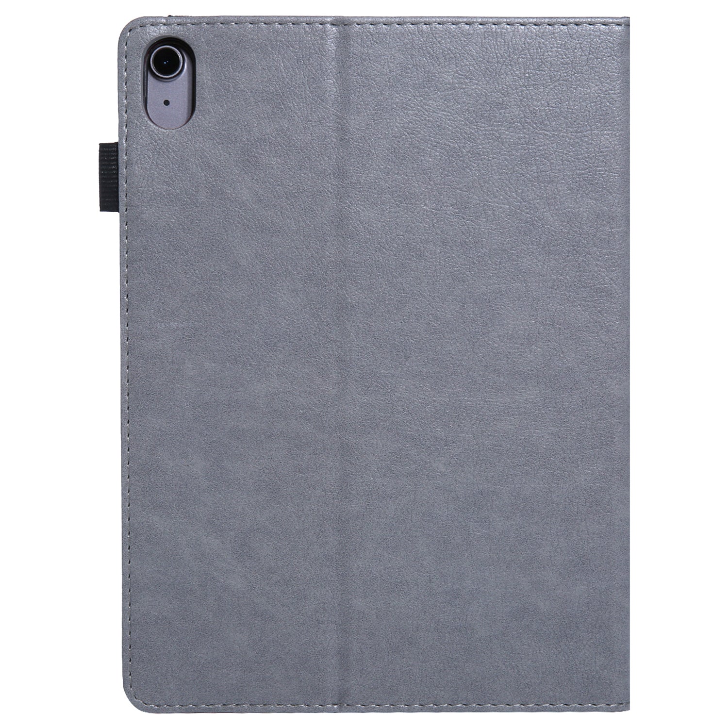 For iPad 10.9 (2022) Shockproof Case Card Slots Tablet Leather Flip Cover with Pens Holder - Grey