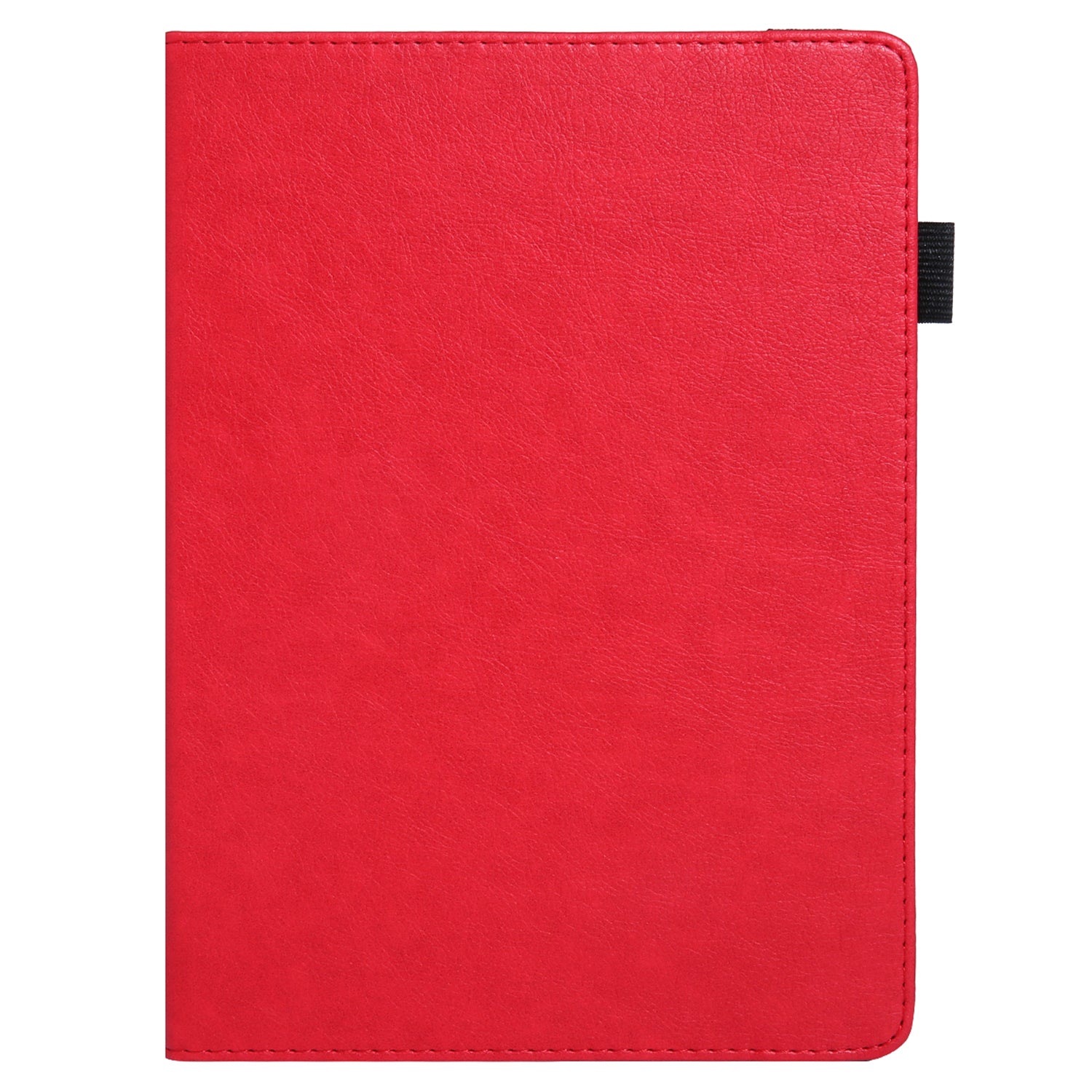 For iPad 10.9 (2022) Shockproof Case Card Slots Tablet Leather Flip Cover with Pens Holder - Red