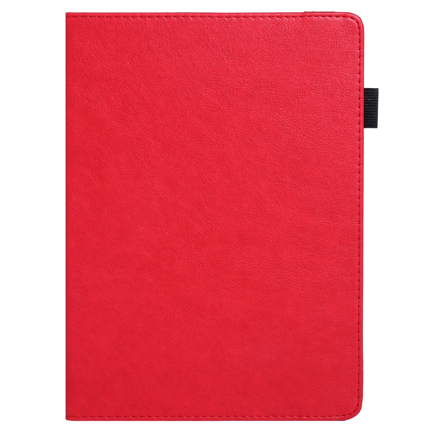 10-inch Tablet Case Card Slots PU Leather Flip Cover with Folding Stand - Red