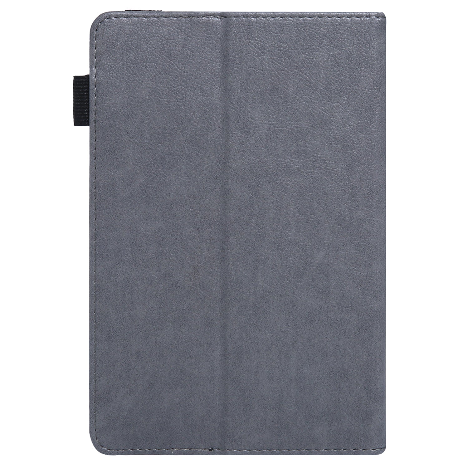 For 8-Inch Tablet Case Anti-Scratch Tablet Leather Flip Cover with Card Slots - Grey