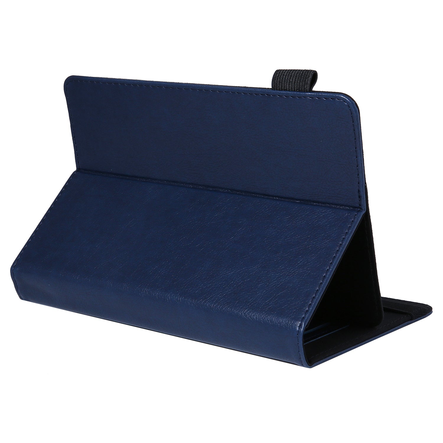 For 8-Inch Tablet Case Anti-Scratch Tablet Leather Flip Cover with Card Slots - Sapphire