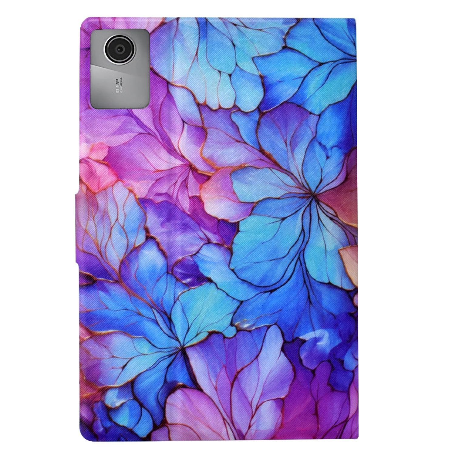 For Lenovo Tab M11 / Xiaoxin Pad 11 2024 Case Pattern Printing PU Leather Tablet Cover - Petal