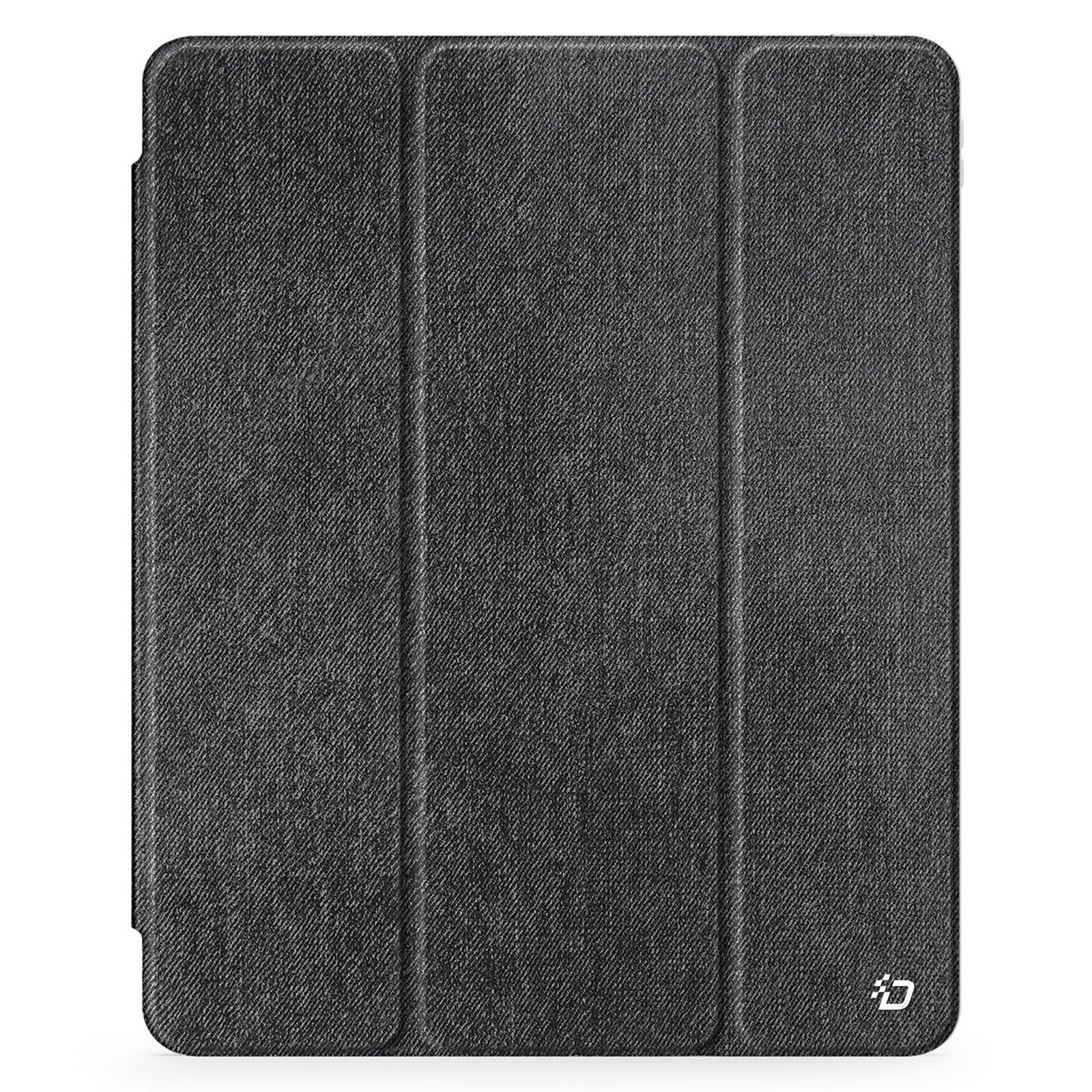 DUX DUCIS Unid Series For iPad 9.7-inch (2017) / (2018) / Air (2013) / Air 2 Case Auto Wake / Sleep PU Leather Clear Back Tablet Cover - Black