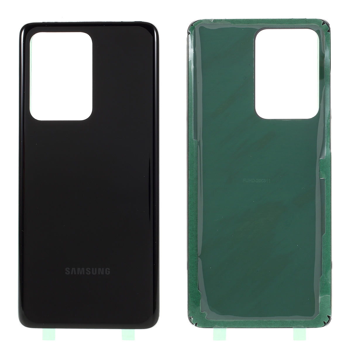 OEM Battery Housing with Adhesive Sticker for Samsung Galaxy S20 Ultra G988 - Black