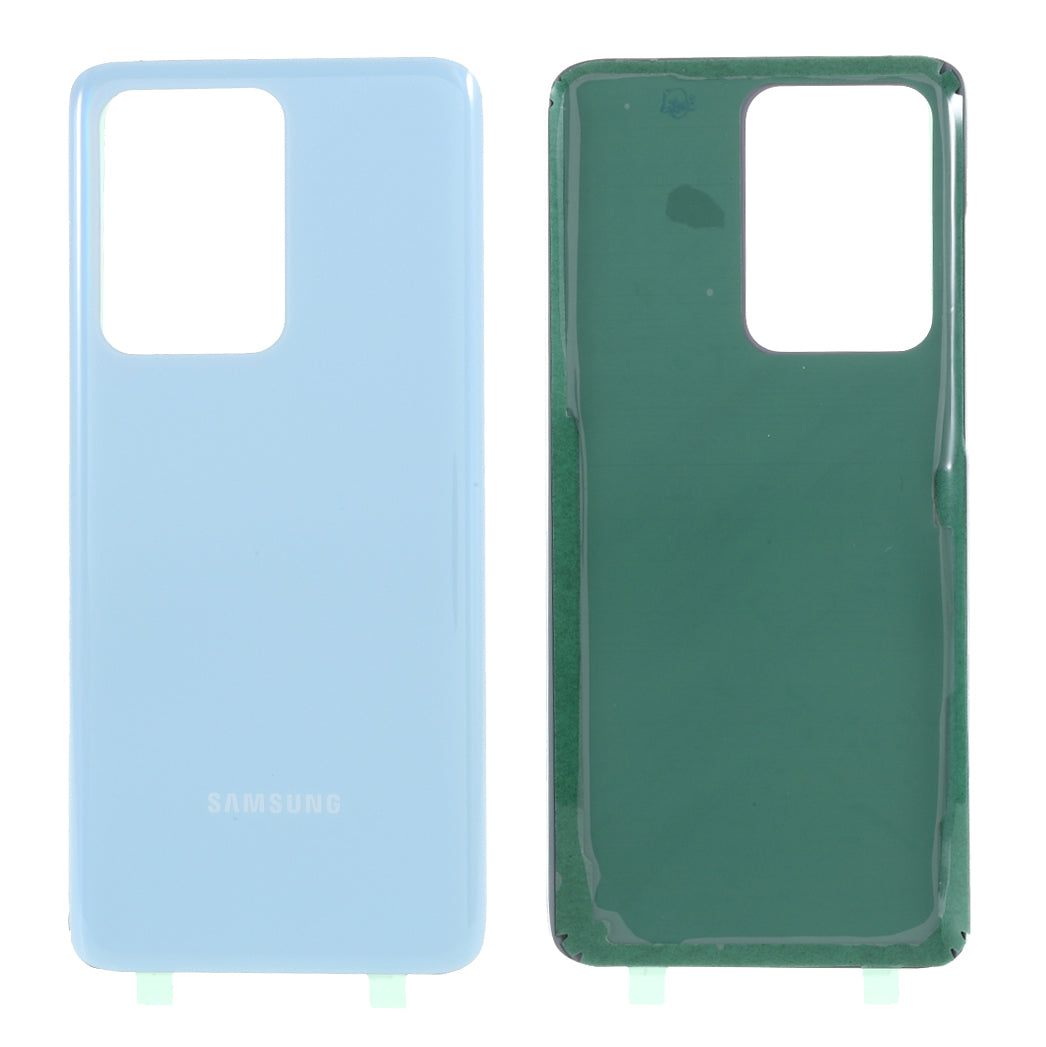 OEM Battery Housing with Adhesive Sticker for Samsung Galaxy S20 Ultra G988 - Blue