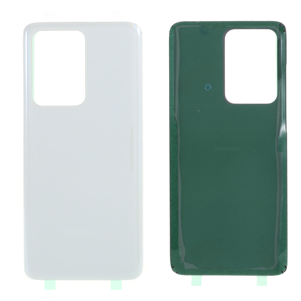 OEM Battery Housing with Adhesive Sticker for Samsung Galaxy S20 Ultra G988 - White