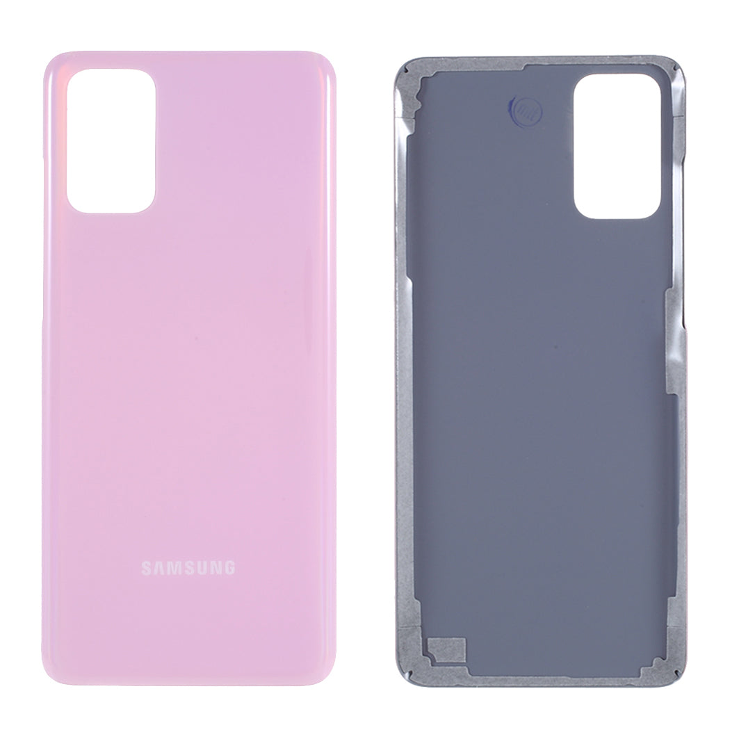 For Samsung Galaxy S20 Plus 4G G985 Battery Housing Cover with Adhesive Sticker Replacement Part - Pink