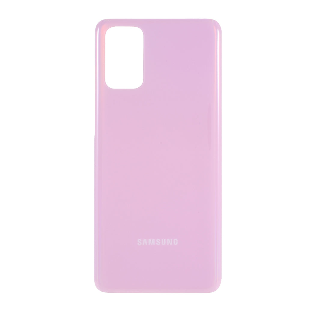 For Samsung Galaxy S20 Plus 4G G985 Battery Housing Cover with Adhesive Sticker Replacement Part - Pink