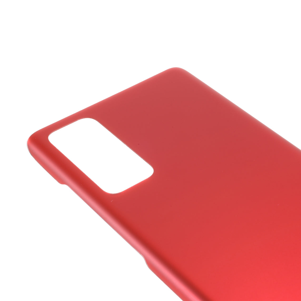 For Samsung Galaxy S20 FE / S20 Lite G780 G781 OEM Back Battery Housing Cover with Adhesive Sticker - Red