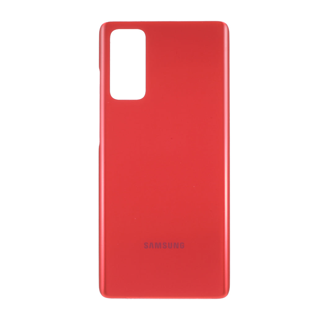 For Samsung Galaxy S20 FE / S20 Lite G780 G781 OEM Back Battery Housing Cover with Adhesive Sticker - Red