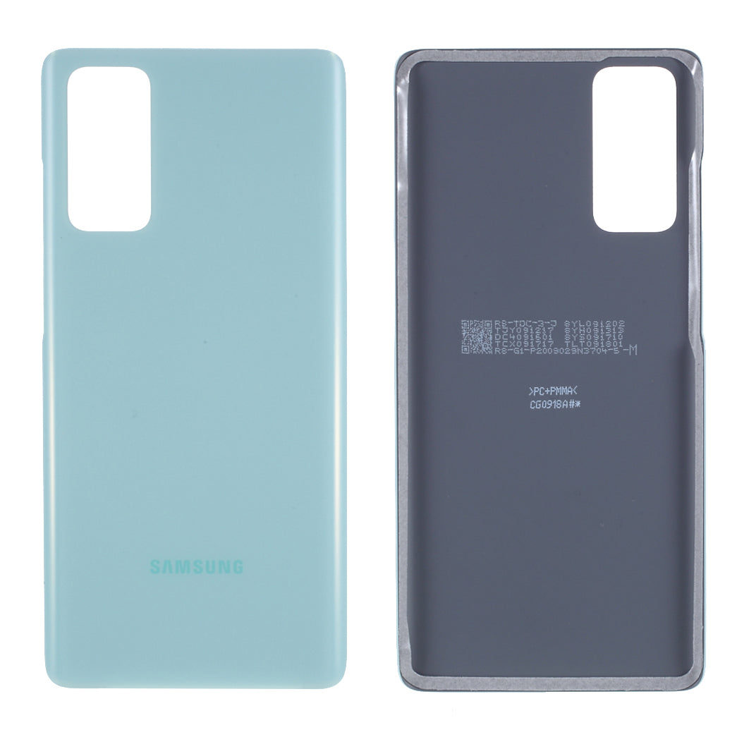 For Samsung Galaxy S20 FE / S20 Lite G780 G781 OEM Back Battery Housing Cover with Adhesive Sticker - Green