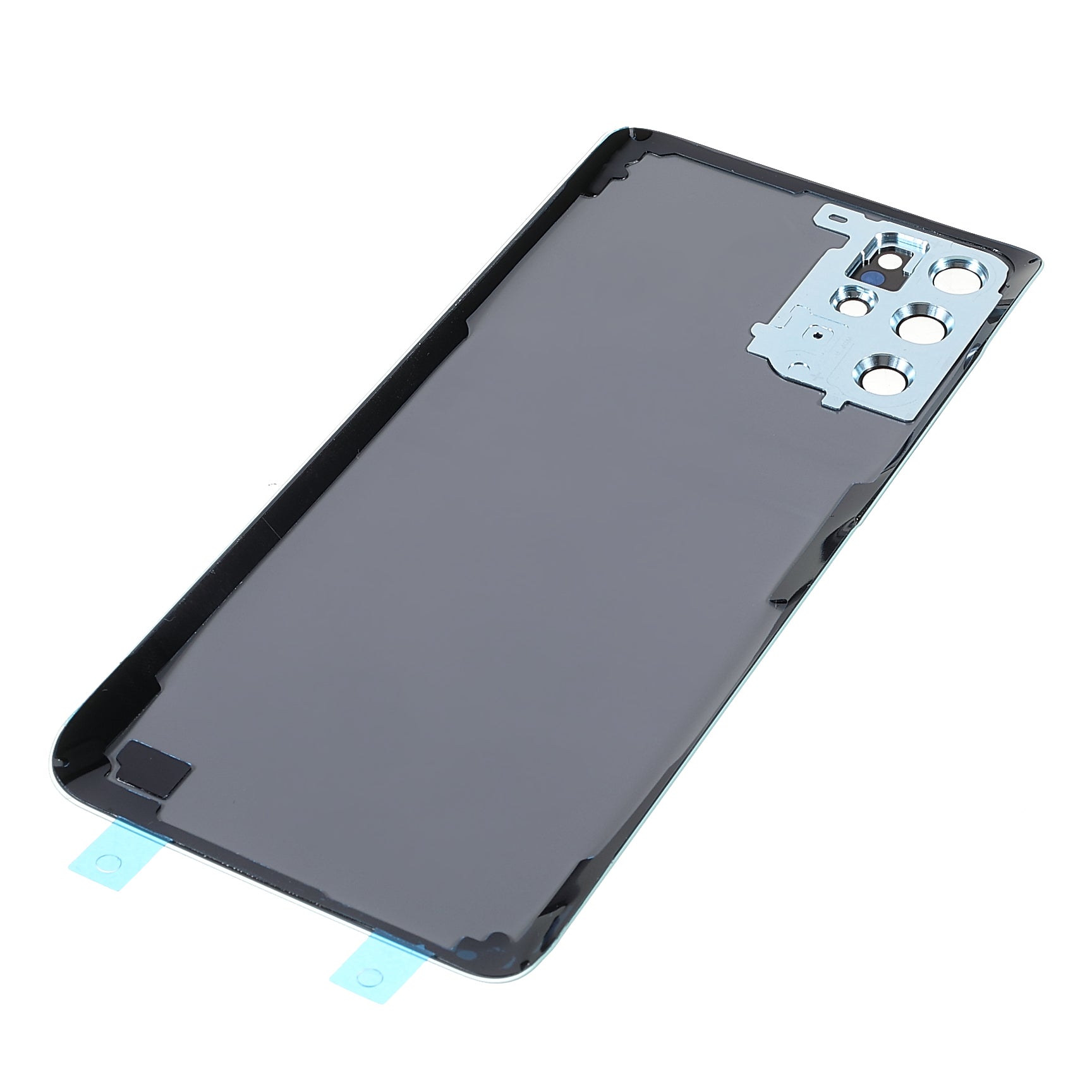 For Samsung Galaxy S20 Plus 4G Housing Battery Door Back Cover with Camera Ring Cover (without Logo) - Blue