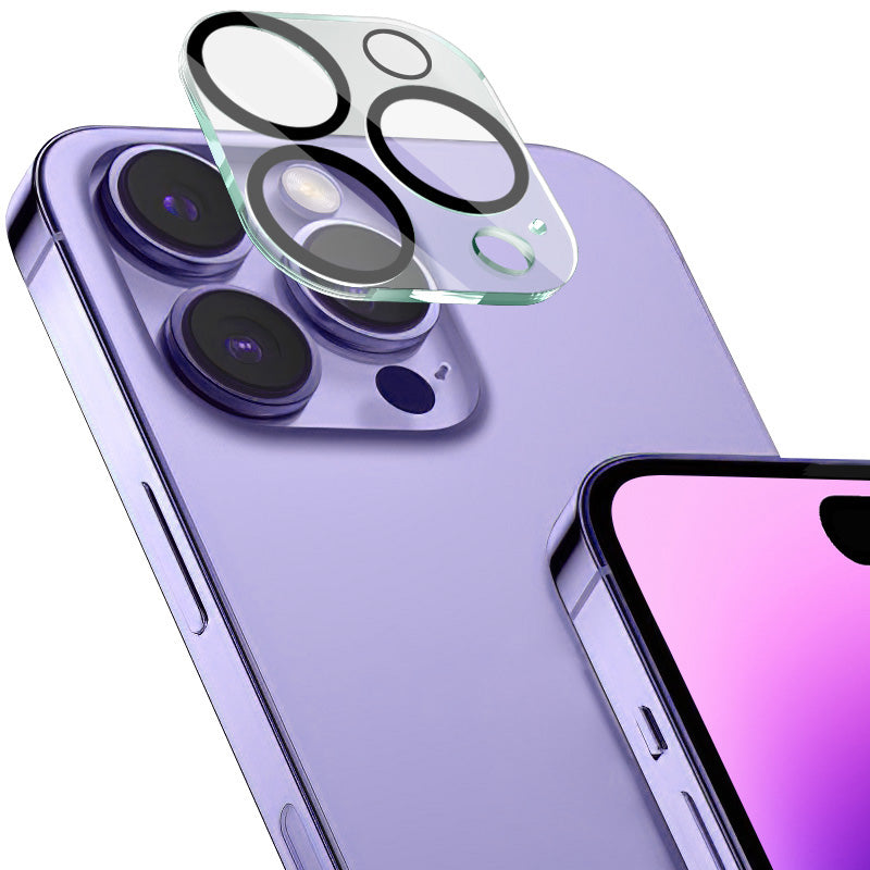 IMAK For iPhone 16 Pro / 16 Pro Max Tempered Glass HD Camera Lens Protector + Acrylic Lens Cap