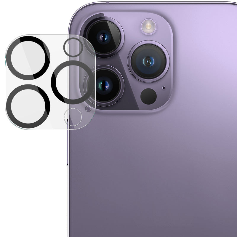 IMAK For iPhone 16 Pro / 16 Pro Max Tempered Glass HD Camera Lens Protector + Acrylic Lens Cap