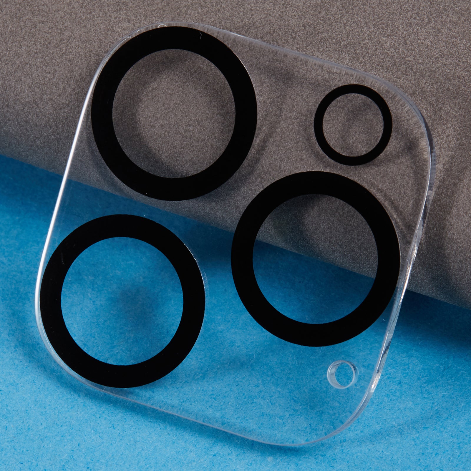 For iPhone 16 Pro Camera Lens Protector Built-In Black Circles Tempered Glass Lens Film