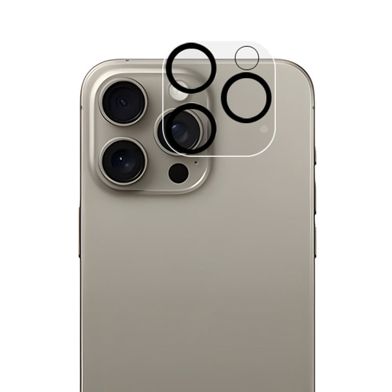 RURIHAI For iPhone 16 Pro Camera Lens Protector Silk Printing Phone Lens Film