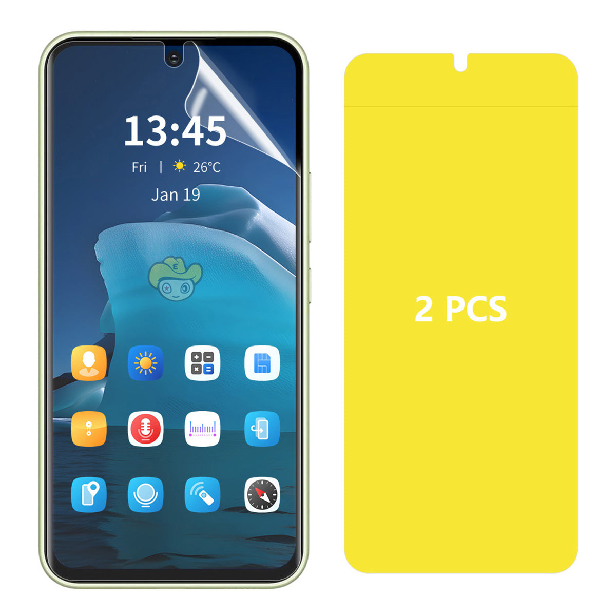 ENKAY HAT PRINCE 2Pcs For vivo V40 SE 5G Screen Protector TPE+PET+TPU Hydrogel Film  