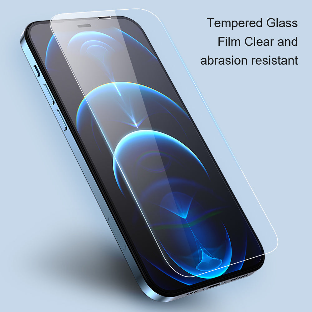 AMORUS For iPhone 16 Screen Protector 2.5D Anti-Explosion High Aluminum-Silicon Glass Film