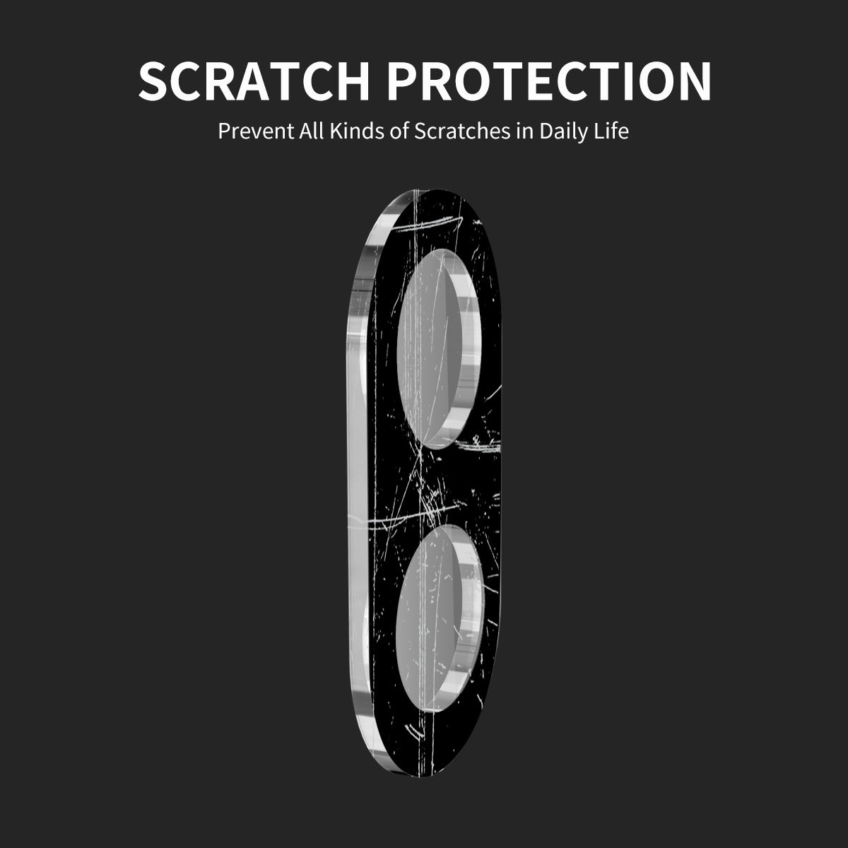 For Samsung Galaxy A06 ENKAY Hat-Prince 2Pcs Camera Lens Protector Integrated Tempered Glass Lens Film - Black