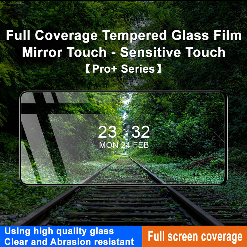 IMAK Pro+ Series For Oppo F27 5G Tempered Glass Full Screen Protector Sensitive Touch Film