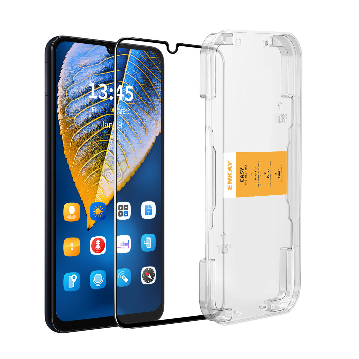 For Samsung Galaxy A16 5G / A16 4G ENKAY HAT PRINCE Protective Film HD Clear 9H Scratch-Resistant Screen Protector - Transparent