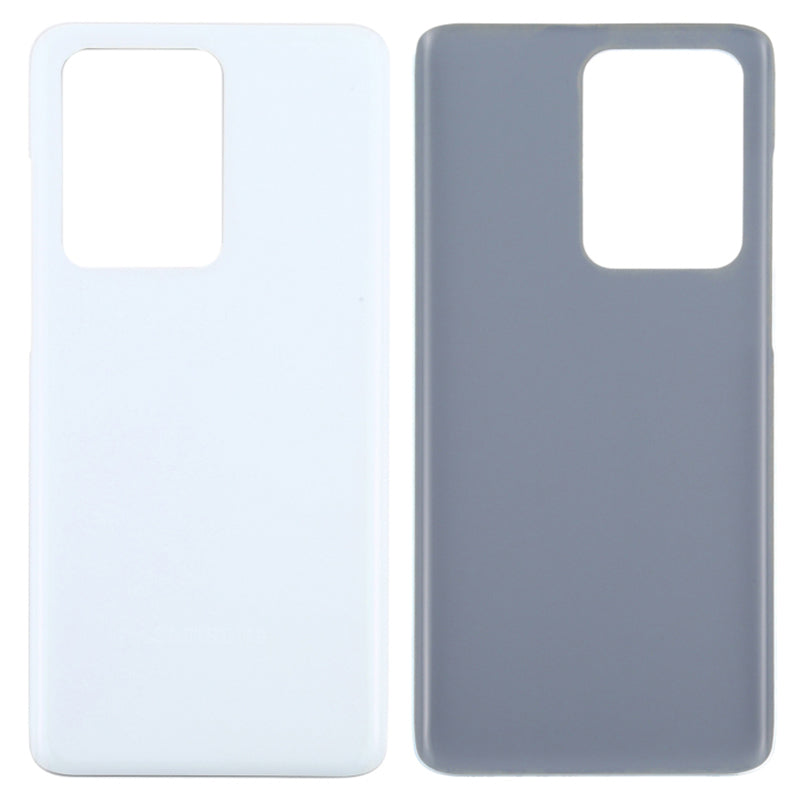 For Samsung Galaxy S20 Ultra 4G / 5G Back Battery Housing Cover Cell Phone Replacement Parts (without Logo) - White