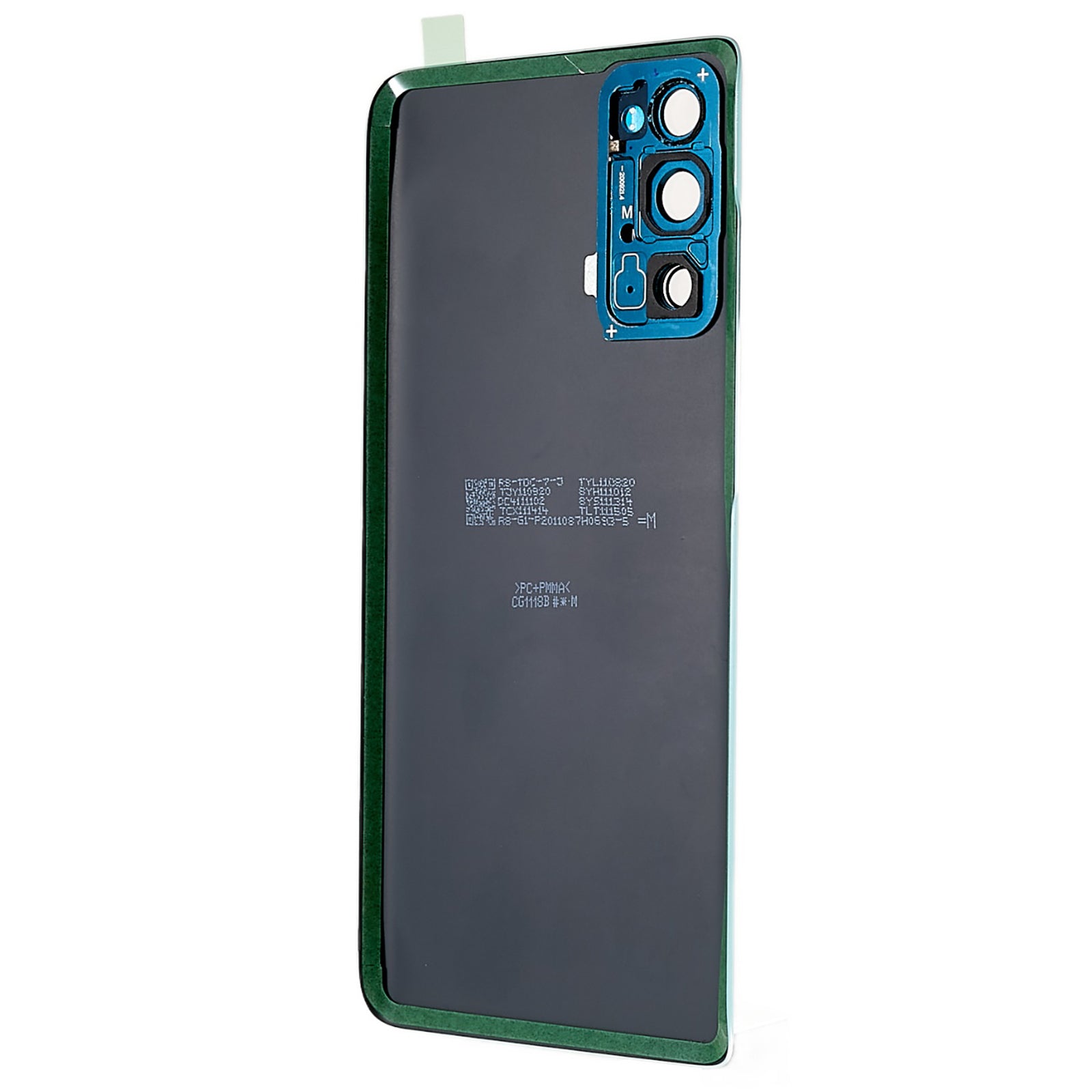 For Samsung Galaxy S20 FE 4G G780 / S20 FE 5G G781 Battery Housing with Adhesive Sticker + Camera Lens Cover - Green