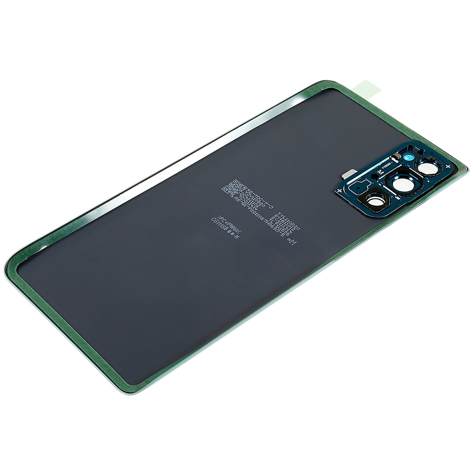 For Samsung Galaxy S20 FE 4G G780 / S20 FE 5G G781 Battery Housing with Adhesive Sticker + Camera Lens Cover - Green