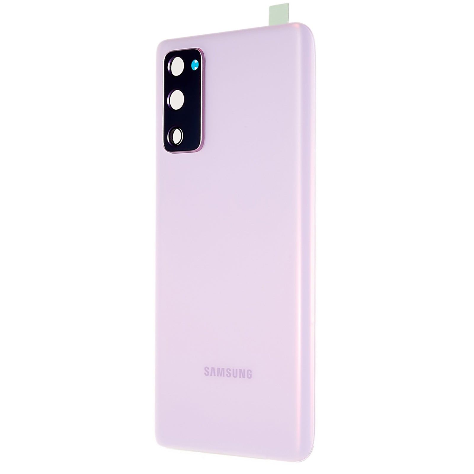 For Samsung Galaxy S20 FE 4G G780 / S20 FE 5G G781 Battery Housing with Adhesive Sticker + Camera Lens Cover - Pink