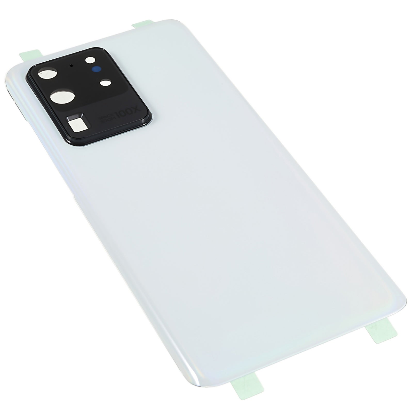 For Samsung Galaxy S20 Ultra 4G / 5G G988 Battery Housing with Adhesive Sticker + Camera Lens Cover - White