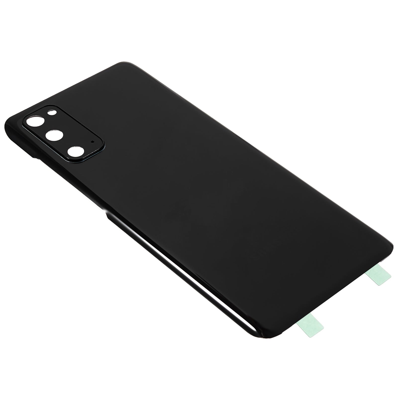 For Samsung Galaxy S20 4G G980 / S20 5G G981 Battery Housing with Adhesive Sticker + Camera Lens Cover - Black