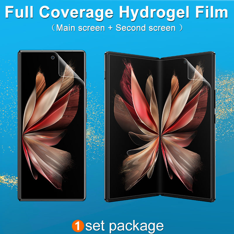 IMAK Hydrogel Film III For vivo X Fold2 Phone TPU Film Set Inside + Full Covered Outer Screen Protector